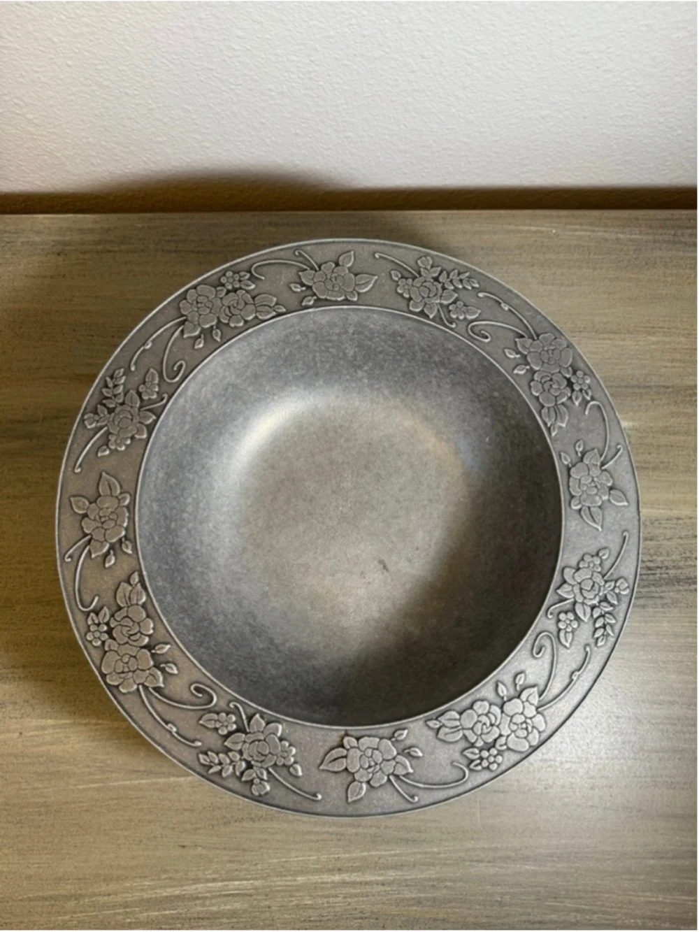 Vintage Wilton Mount Joy, PA Bowl Flower Print HandCrafted Made In USA